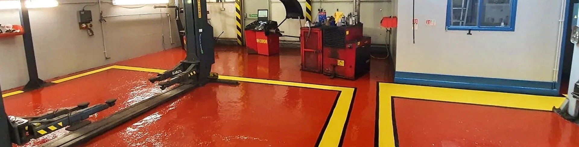 The service workshop at Knypersley Garage, five minutes from Biddulph town centre